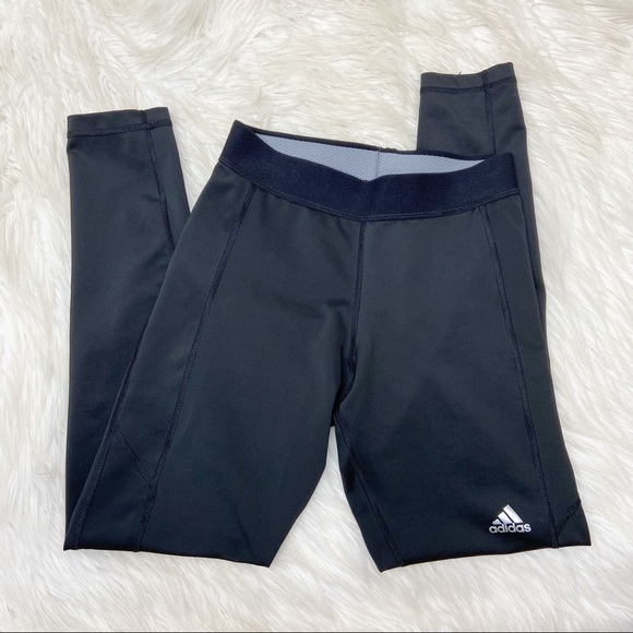adidas Pants - Adidas Climalite Techfit Black Leggings Sz S